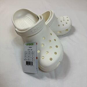 Crocs Classic White Clogs Size W 9 M 7 Unisex